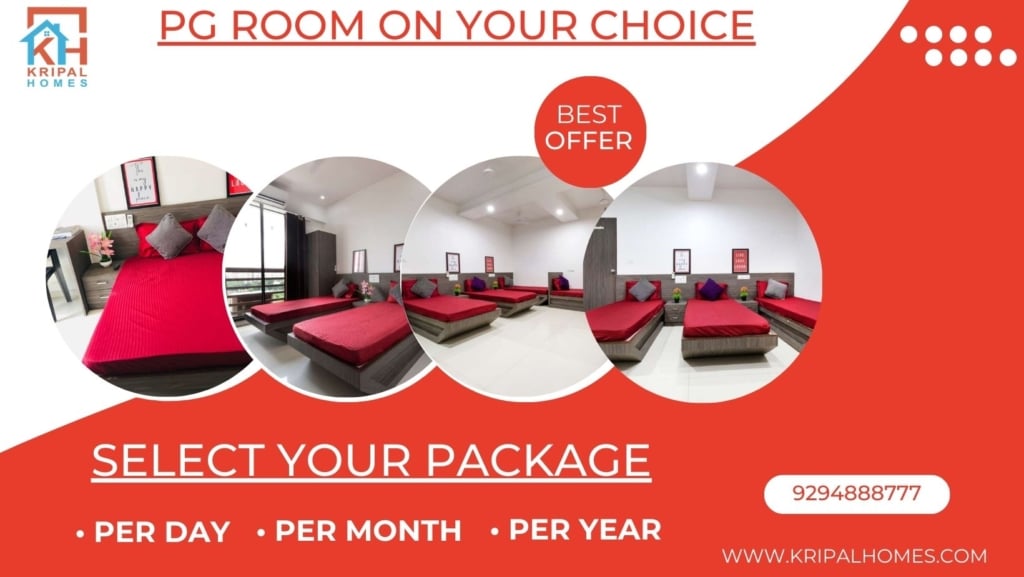 PG in Ahmedabad per day and per month